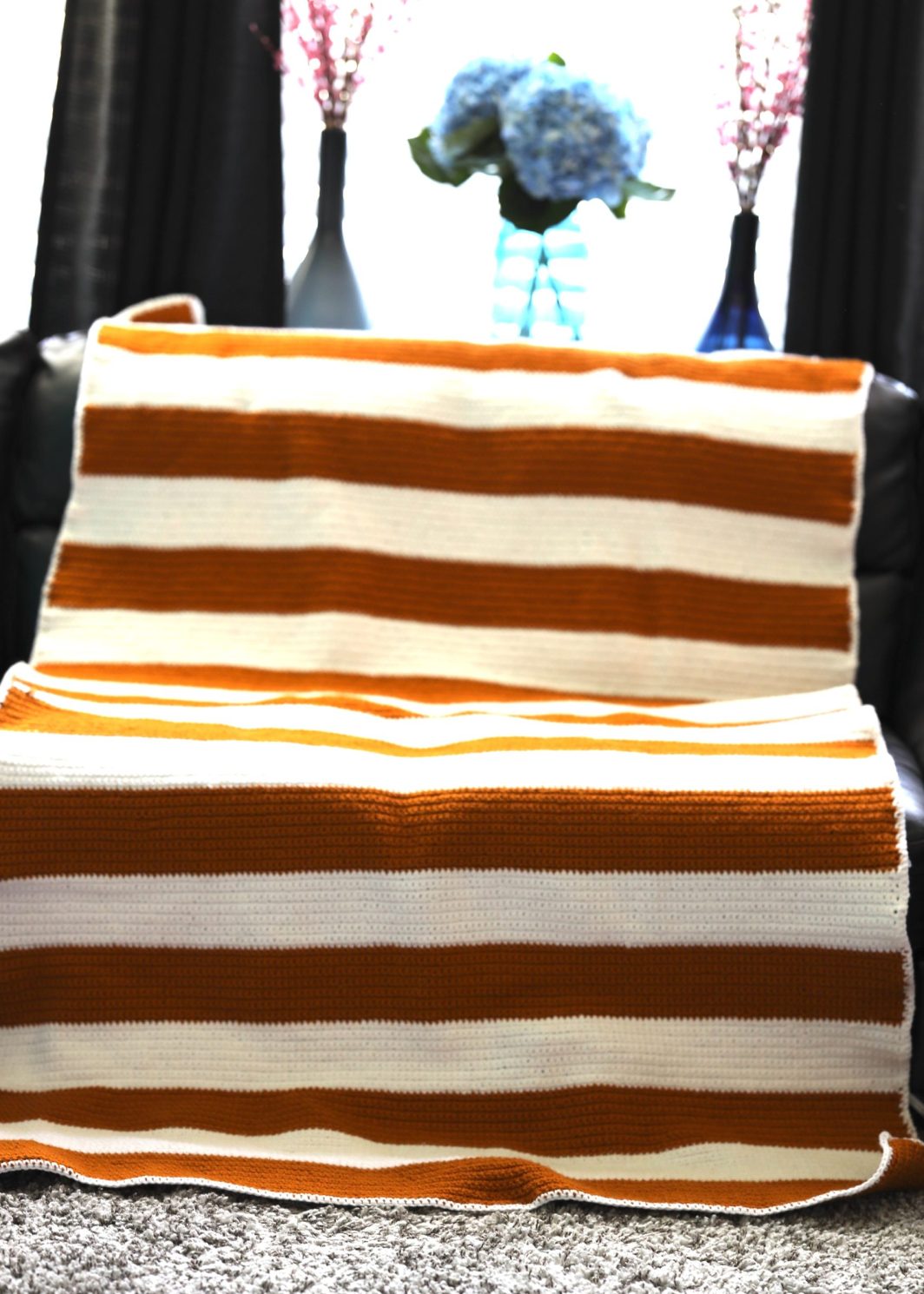 Golden Snowfall Throw